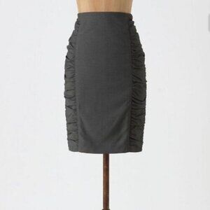 Anthropologie | Gray Alluring Sway Skirt 8
